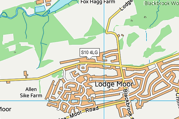 S10 4LG map - OS VectorMap District (Ordnance Survey) S10 4LG map - OS VectorMap District (Ordnance Survey)