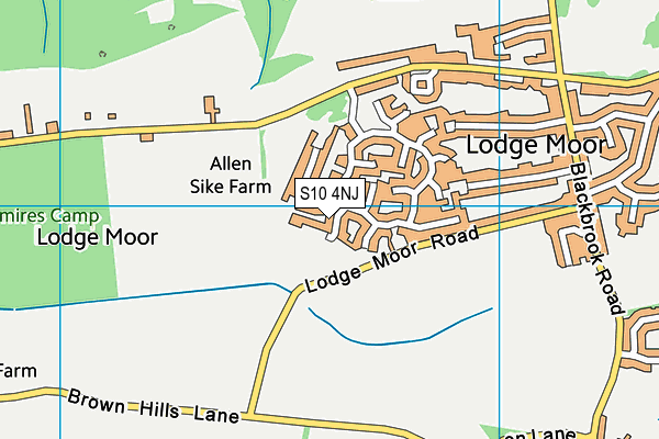 S10 4NJ map - OS VectorMap District (Ordnance Survey) S10 4NJ map - OS VectorMap District (Ordnance Survey)