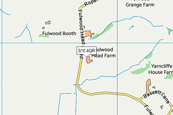 S10 4QR map - OS VectorMap District (Ordnance Survey) S10 4QR map - OS VectorMap District (Ordnance Survey)