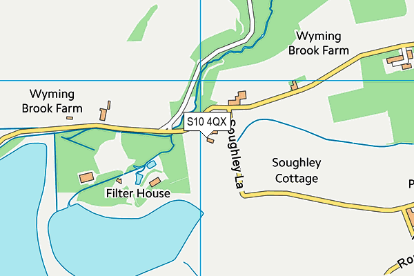 S10 4QX map - OS VectorMap District (Ordnance Survey) S10 4QX map - OS VectorMap District (Ordnance Survey)
