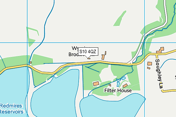 S10 4QZ map - OS VectorMap District (Ordnance Survey)