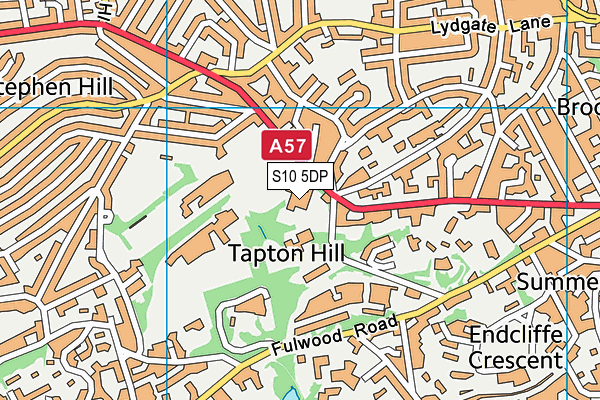 S10 5DP map - OS VectorMap District (Ordnance Survey) S10 5DP map - OS VectorMap District (Ordnance Survey)
