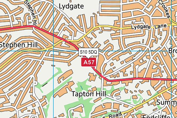 S10 5DQ map - OS VectorMap District (Ordnance Survey) S10 5DQ map - OS VectorMap District (Ordnance Survey)