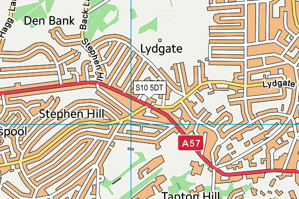 S10 5DT map - OS VectorMap District (Ordnance Survey) S10 5DT map - OS VectorMap District (Ordnance Survey)