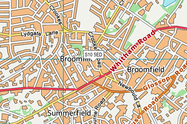 S10 5ED map - OS VectorMap District (Ordnance Survey) S10 5ED map - OS VectorMap District (Ordnance Survey)