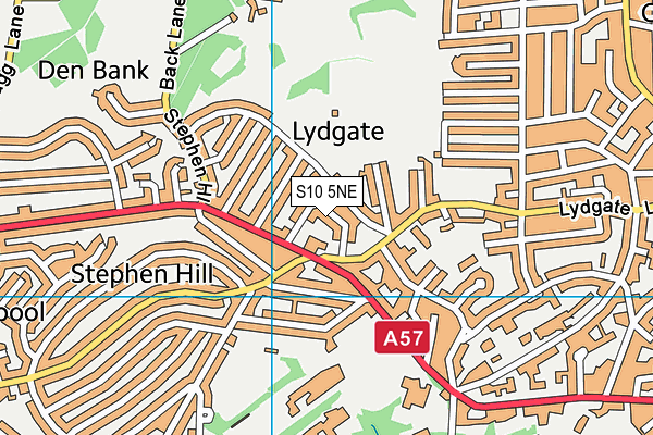 S10 5NE map - OS VectorMap District (Ordnance Survey)