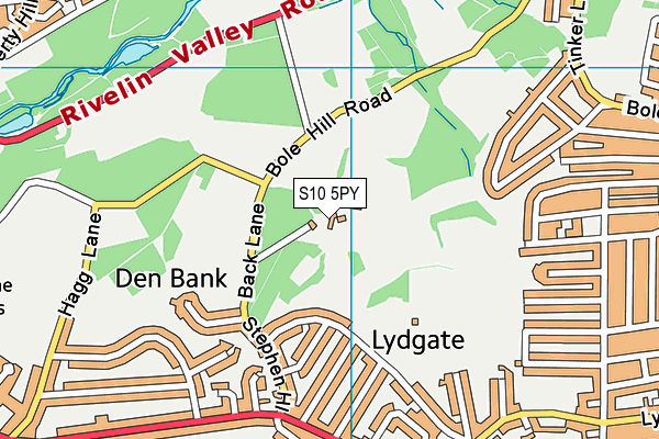 S10 5PY map - OS VectorMap District (Ordnance Survey) S10 5PY map - OS VectorMap District (Ordnance Survey)