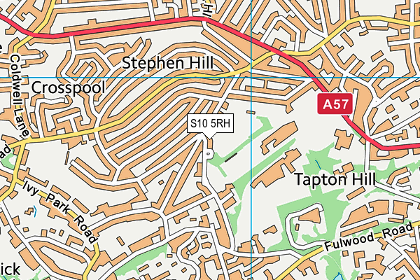 S10 5RH map - OS VectorMap District (Ordnance Survey) S10 5RH map - OS VectorMap District (Ordnance Survey)