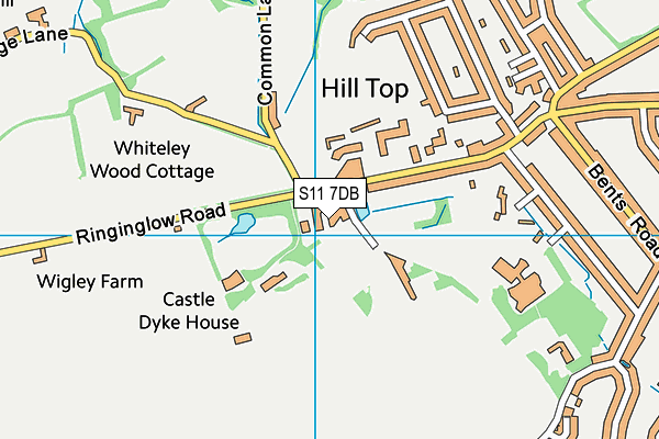 S11 7DB map - OS VectorMap District (Ordnance Survey) S11 7DB map - OS VectorMap District (Ordnance Survey)