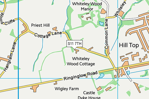 S11 7TH map - OS VectorMap District (Ordnance Survey) S11 7TH map - OS VectorMap District (Ordnance Survey)