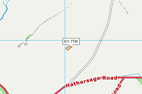 S11 7TW map - OS VectorMap District (Ordnance Survey) S11 7TW map - OS VectorMap District (Ordnance Survey)