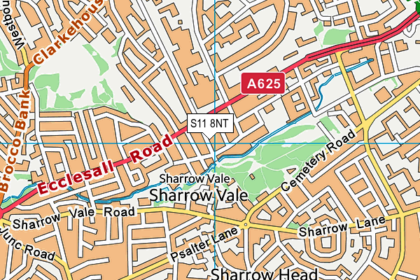 S11 8NT map - OS VectorMap District (Ordnance Survey) S11 8NT map - OS VectorMap District (Ordnance Survey)