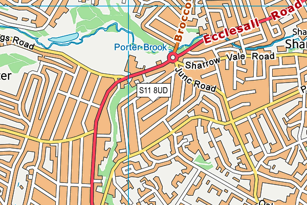 S11 8UD map - OS VectorMap District (Ordnance Survey) S11 8UD map - OS VectorMap District (Ordnance Survey)