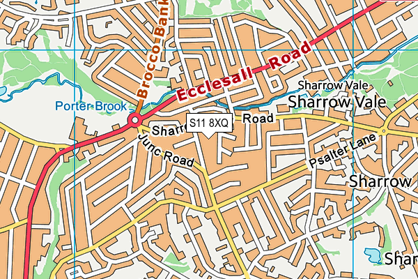 S11 8XQ map - OS VectorMap District (Ordnance Survey) S11 8XQ map - OS VectorMap District (Ordnance Survey)