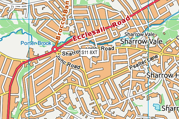 S11 8XT map - OS VectorMap District (Ordnance Survey) S11 8XT map - OS VectorMap District (Ordnance Survey)