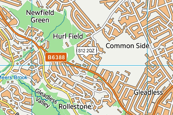 S12 2QZ map - OS VectorMap District (Ordnance Survey) S12 2QZ map - OS VectorMap District (Ordnance Survey)