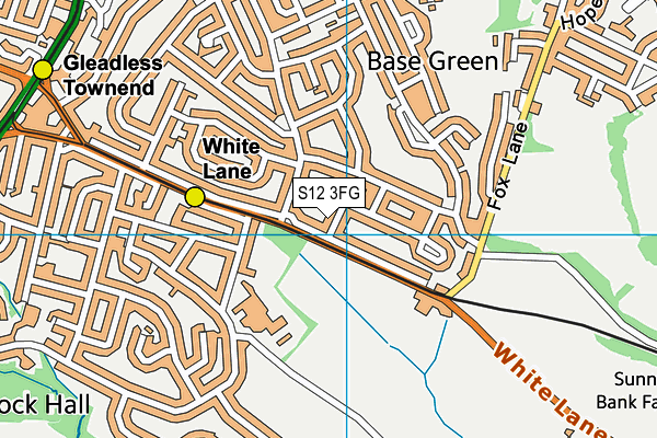 S12 3FG map - OS VectorMap District (Ordnance Survey) S12 3FG map - OS VectorMap District (Ordnance Survey)