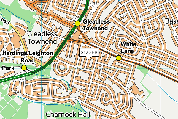 S12 3HB map - OS VectorMap District (Ordnance Survey) S12 3HB map - OS VectorMap District (Ordnance Survey)