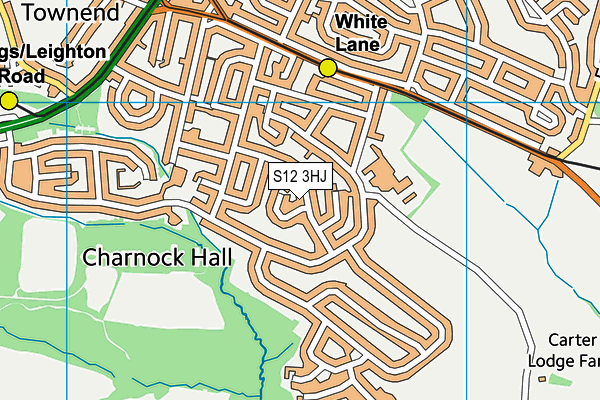 S12 3HJ map - OS VectorMap District (Ordnance Survey) S12 3HJ map - OS VectorMap District (Ordnance Survey)