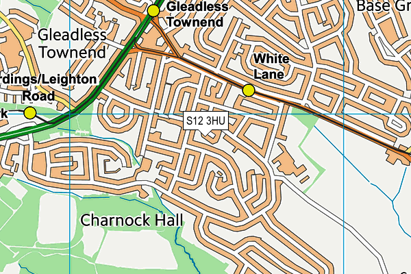 S12 3HU map - OS VectorMap District (Ordnance Survey) S12 3HU map - OS VectorMap District (Ordnance Survey)