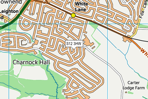 S12 3HW map - OS VectorMap District (Ordnance Survey) S12 3HW map - OS VectorMap District (Ordnance Survey)