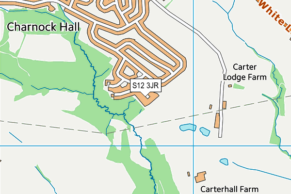 S12 3JR map - OS VectorMap District (Ordnance Survey) S12 3JR map - OS VectorMap District (Ordnance Survey)