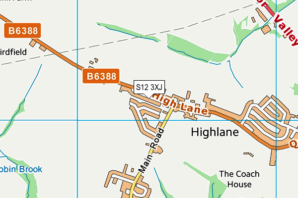 S12 3XJ map - OS VectorMap District (Ordnance Survey) S12 3XJ map - OS VectorMap District (Ordnance Survey)