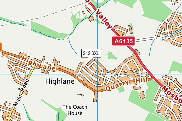 S12 3XL map - OS VectorMap District (Ordnance Survey) S12 3XL map - OS VectorMap District (Ordnance Survey)