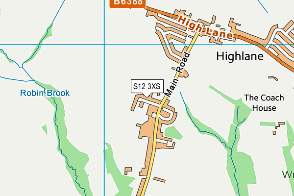 S12 3XS map - OS VectorMap District (Ordnance Survey) S12 3XS map - OS VectorMap District (Ordnance Survey)