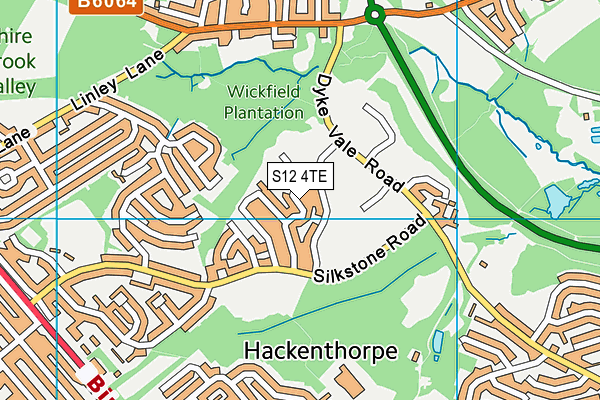 S12 4TE map - OS VectorMap District (Ordnance Survey) S12 4TE map - OS VectorMap District (Ordnance Survey)