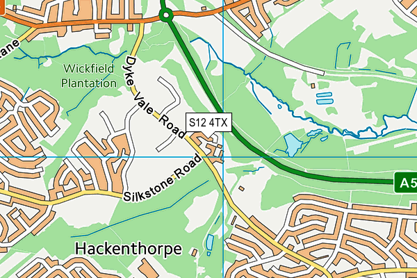 S12 4TX map - OS VectorMap District (Ordnance Survey) S12 4TX map - OS VectorMap District (Ordnance Survey)