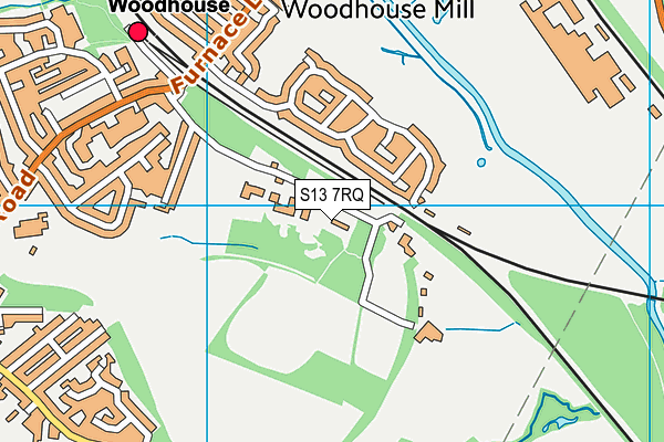 S13 7RQ map - OS VectorMap District (Ordnance Survey) S13 7RQ map - OS VectorMap District (Ordnance Survey)