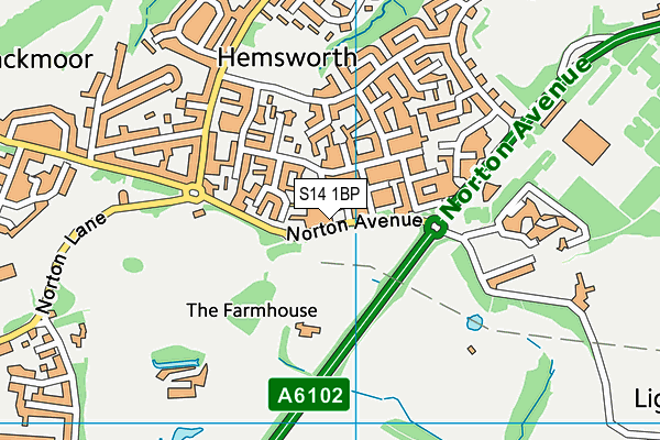 S14 1BP map - OS VectorMap District (Ordnance Survey) S14 1BP map - OS VectorMap District (Ordnance Survey)