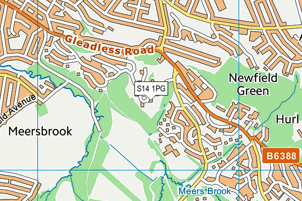 S14 1PG map - OS VectorMap District (Ordnance Survey) S14 1PG map - OS VectorMap District (Ordnance Survey)