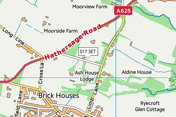 S17 3ET map - OS VectorMap District (Ordnance Survey) S17 3ET map - OS VectorMap District (Ordnance Survey)