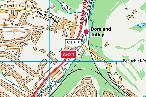 S17 3LE map - OS VectorMap District (Ordnance Survey) S17 3LE map - OS VectorMap District (Ordnance Survey)