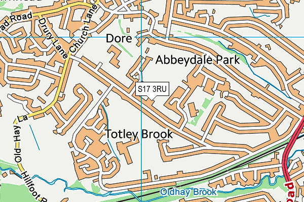 S17 3RU map - OS VectorMap District (Ordnance Survey) S17 3RU map - OS VectorMap District (Ordnance Survey)
