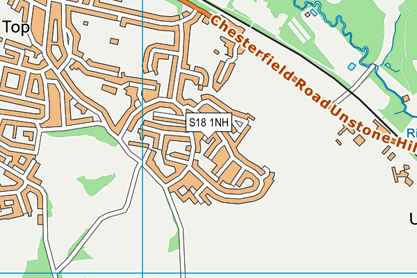 S18 1NH map - OS VectorMap District (Ordnance Survey) S18 1NH map - OS VectorMap District (Ordnance Survey)