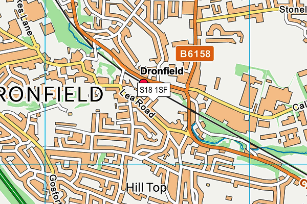 S18 1SF map - OS VectorMap District (Ordnance Survey) S18 1SF map - OS VectorMap District (Ordnance Survey)
