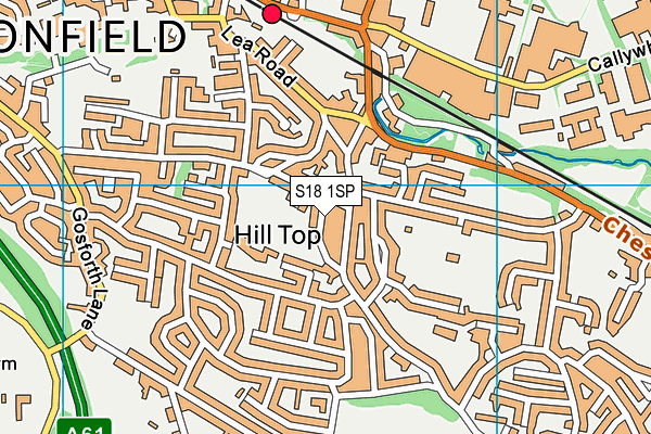 S18 1SP map - OS VectorMap District (Ordnance Survey) S18 1SP map - OS VectorMap District (Ordnance Survey)