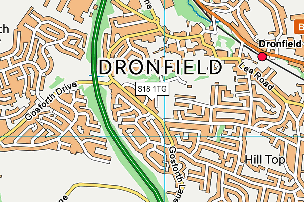 S18 1TG map - OS VectorMap District (Ordnance Survey) S18 1TG map - OS VectorMap District (Ordnance Survey)