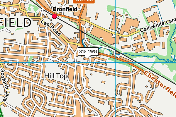 S18 1WG map - OS VectorMap District (Ordnance Survey) S18 1WG map - OS VectorMap District (Ordnance Survey)