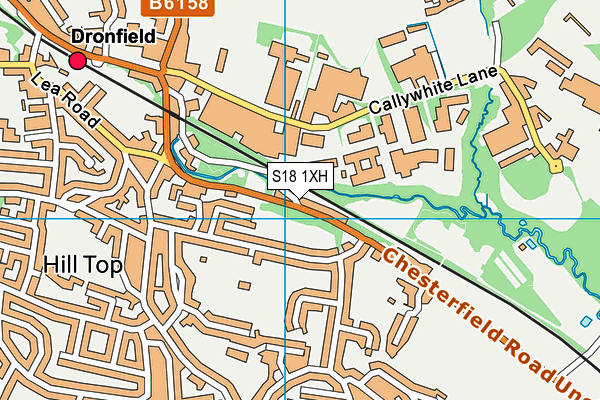 S18 1XH map - OS VectorMap District (Ordnance Survey) S18 1XH map - OS VectorMap District (Ordnance Survey)