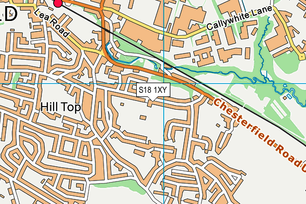 S18 1XY map - OS VectorMap District (Ordnance Survey) S18 1XY map - OS VectorMap District (Ordnance Survey)