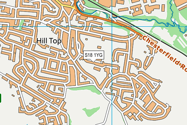 S18 1YG map - OS VectorMap District (Ordnance Survey) S18 1YG map - OS VectorMap District (Ordnance Survey)