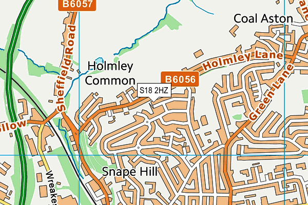 S18 2HZ map - OS VectorMap District (Ordnance Survey) S18 2HZ map - OS VectorMap District (Ordnance Survey)
