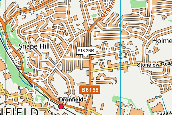 S18 2NR map - OS VectorMap District (Ordnance Survey) S18 2NR map - OS VectorMap District (Ordnance Survey)