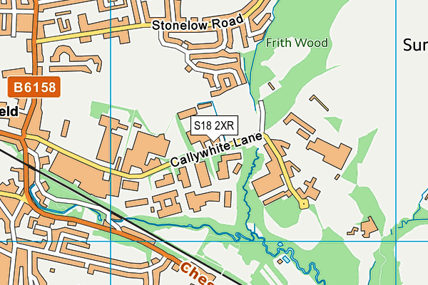 S18 2XR map - OS VectorMap District (Ordnance Survey) S18 2XR map - OS VectorMap District (Ordnance Survey)