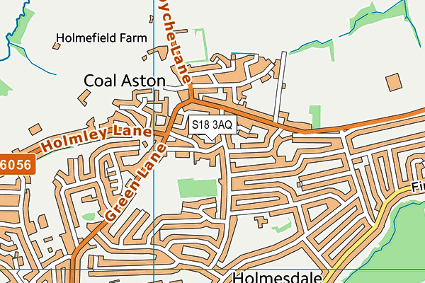 S18 3AQ map - OS VectorMap District (Ordnance Survey) S18 3AQ map - OS VectorMap District (Ordnance Survey)