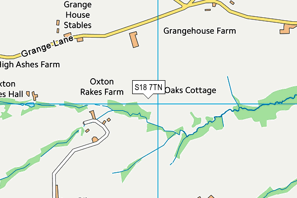 S18 7TN map - OS VectorMap District (Ordnance Survey) S18 7TN map - OS VectorMap District (Ordnance Survey)